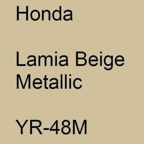 Honda, Lamia Beige Metallic, YR-48M.